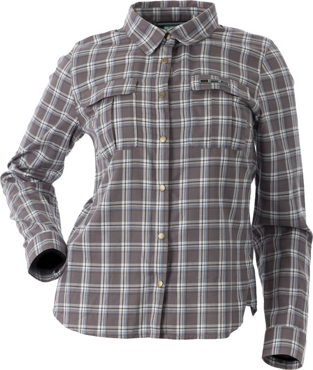 Dsg - Plaid Button-down Smoky Mauve Plaid Lg - 50675