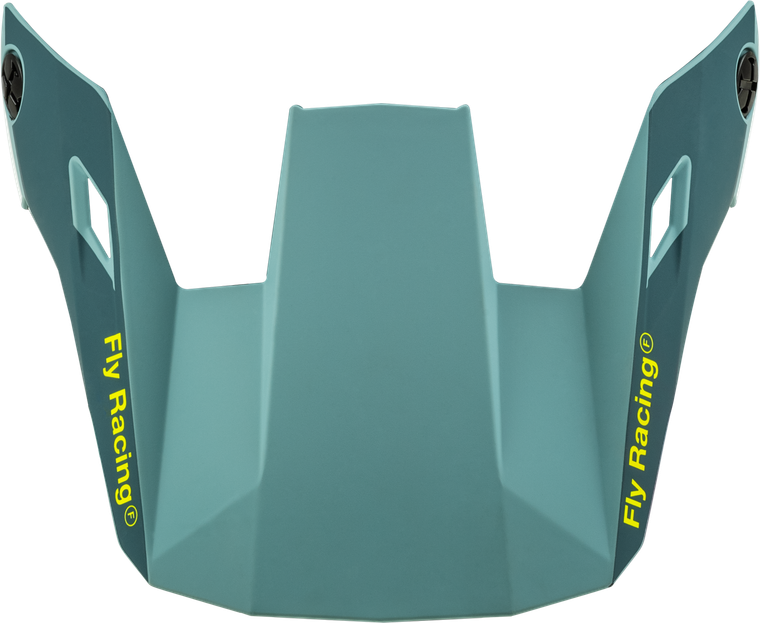 Fly Racing - Youth Rayce Helmet Visor Matte Blue Stone/hi-vis Ys-yl - 73-91135