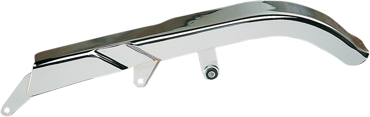 Drag Specialties - Upper Belt Guard - 86-92, 94 FXST/FLST - Chrome - Rear Belt Guard - 74663