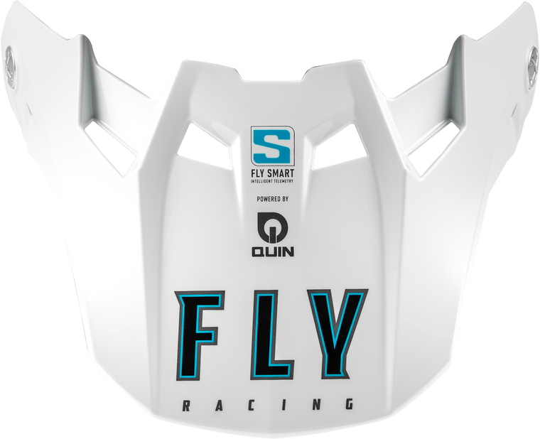 Fly Racing - Formula S Carbon Solid Visor White Yl/sm - 73-4495