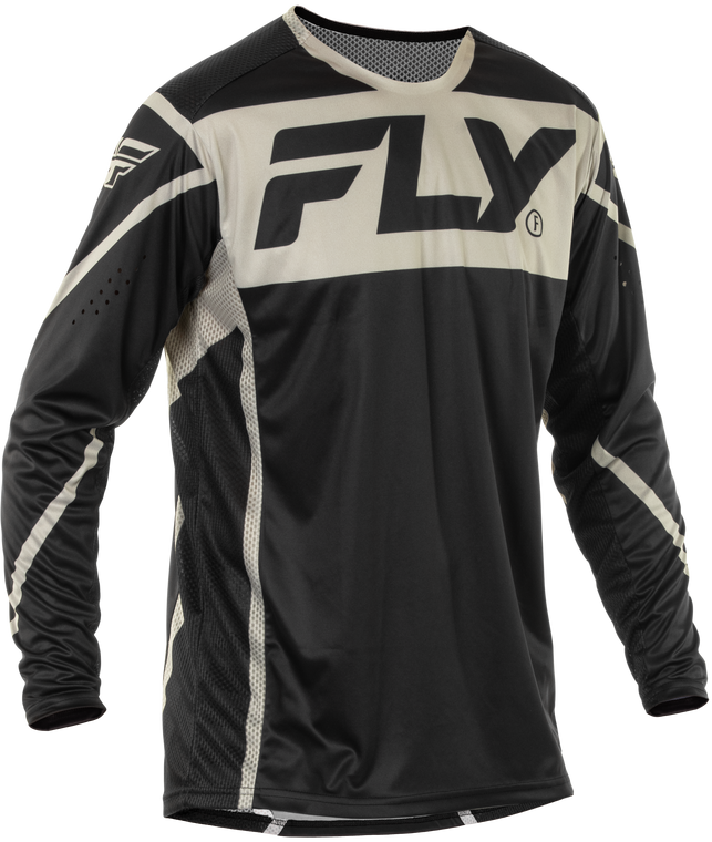 Fly Racing - Lite Jersey Black/grey Lg - 378-720L