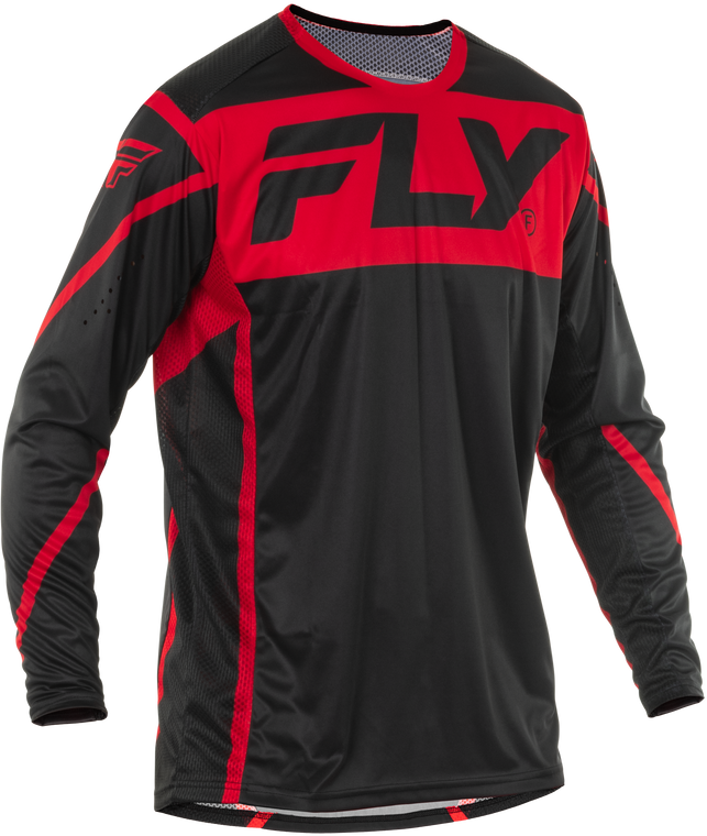 Fly Racing - Lite Jersey Black/red Lg - 378-721L