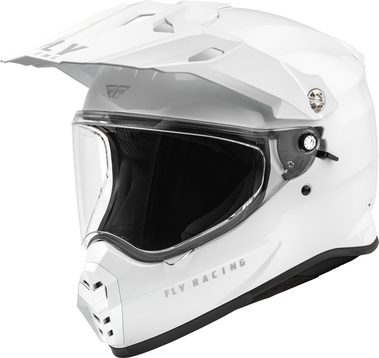 Fly Racing - Trekker Solid Helmet White 2x - F73-70372X Fly Racing - Trekker Solid Helmet White 2x - F73-70372X