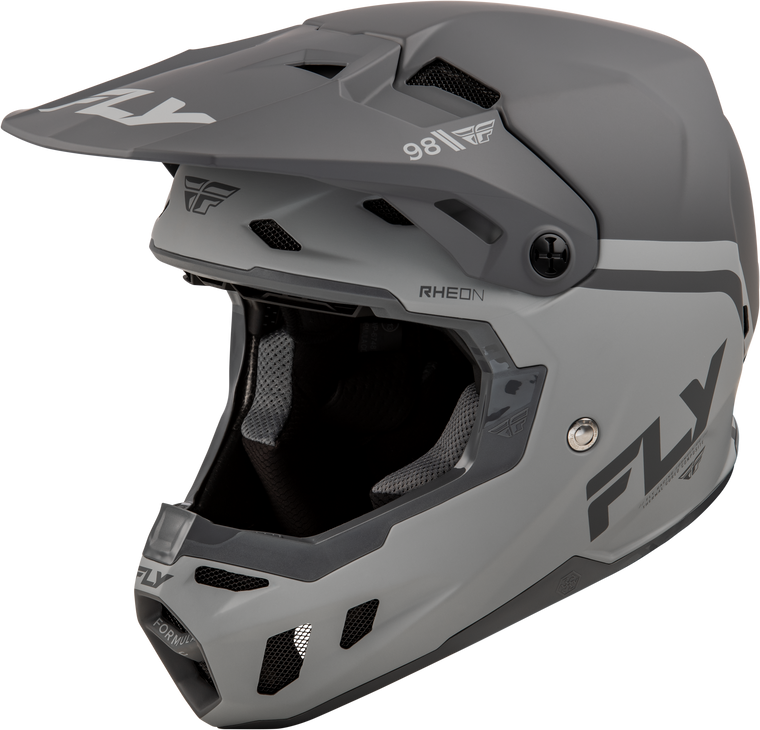 Fly Racing - Formula Cc Objective Helmet Matte Black/grey Lg - 73-4346L