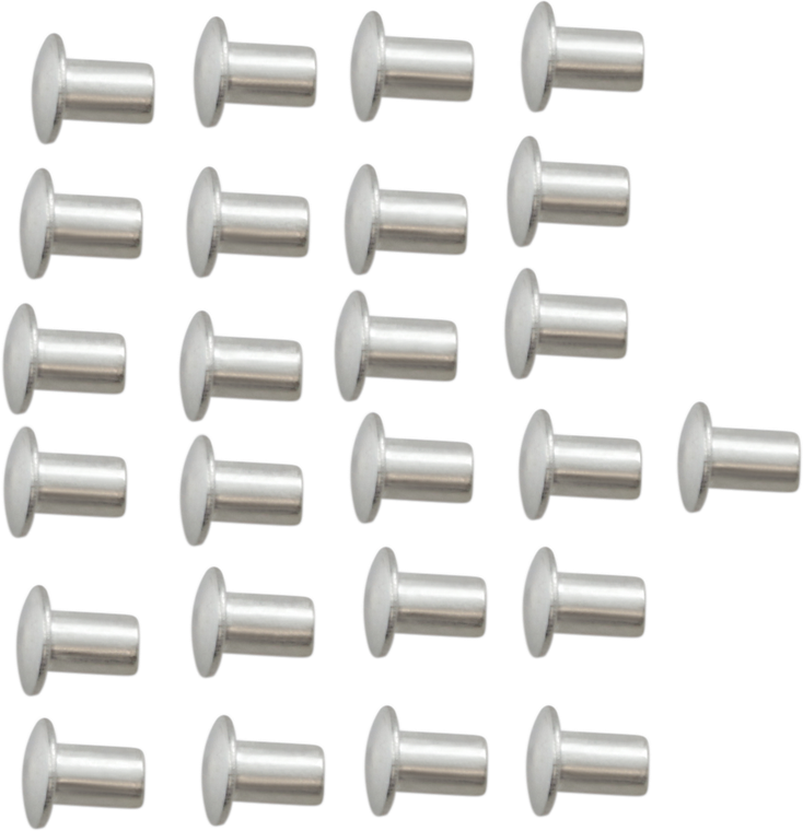 Drag Specialties - Heavy-Duty Front Fender Rivet - Stainless Steel - 1/4" x 5/15" - 25-Pack - Front Fender Rivets - 091012-HC3