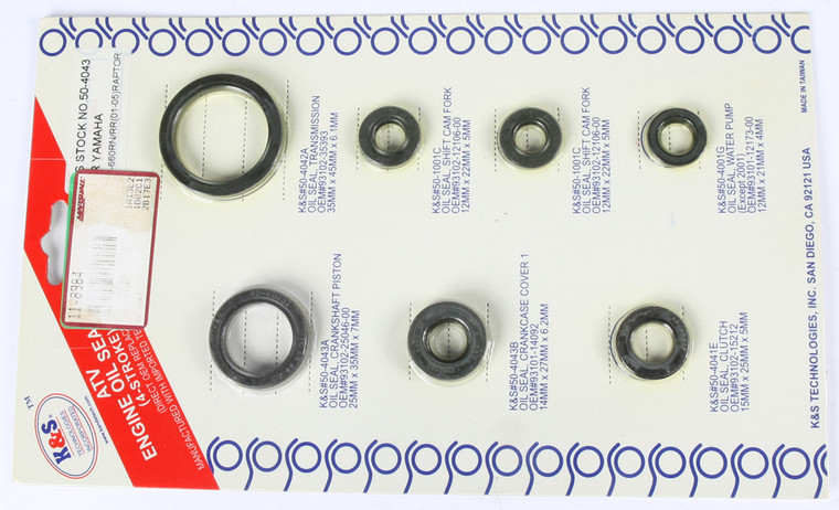 K&s - Engine Oil Seal Kit - 50-4043