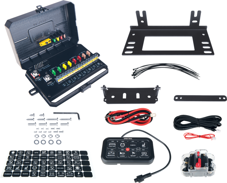 Open Trail - Multifunction Rgb Switch Panel 8 Gang - HMWB-0308