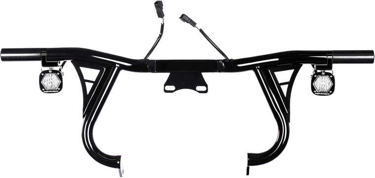 Santoro Fabworx - Lightbar Crashbar Black 23cvo-24 All Baggers - SF80025