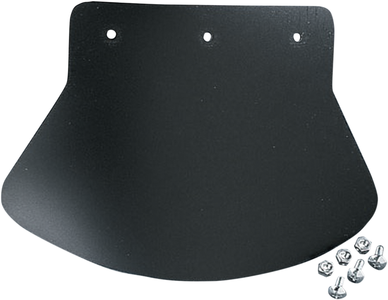 Drag Specialties - Mud Flap - Plain - 9.5" W x 6.5" H - Medium Mud Flap  Plain - DS393702