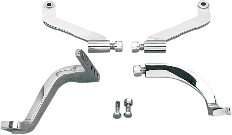 Drag Specialties - Floorboard Mounting Brackets - Driver Floorboard Mounting Brackets - 057091-BC5