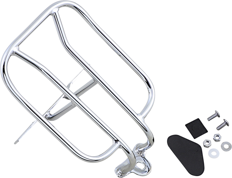 Drag Specialties - Luggage Rack - Chrome - XL - '94-'19 - Fender Luggage Rack - 77-0054-BX-LB2