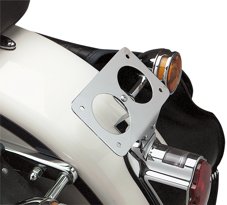 Drag Specialties - License Plate Mount - Laydown License Plate Mount - 720133