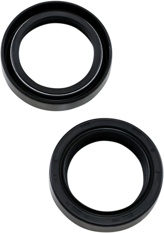 Parts Unlimited - Fork Seals - 34 mm ID x 46 mm OD x 10.5 mm T - Front Fork Seals - PUP40FORK455028