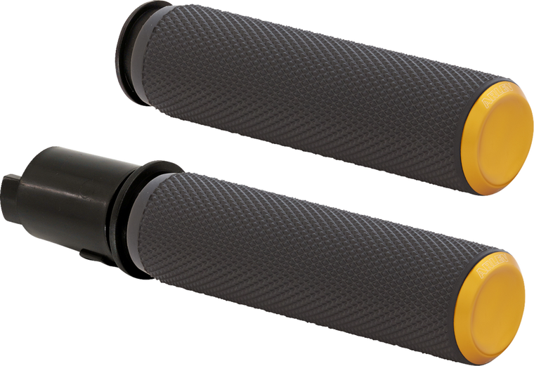 Arlen Ness - Grip Knurled Tbw Gold - 500-054