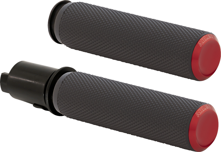 Arlen Ness - Grip Knurled Tbw Red - 500-055
