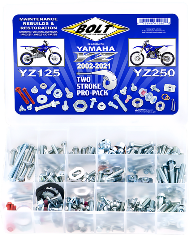 Bolt - Pro Pack 2-stroke Yamaha Yz 125/250 - YZPP-125/250 Bolt - Pro Pack 2-stroke Yamaha Yz 125/250 - YZPP-125/250