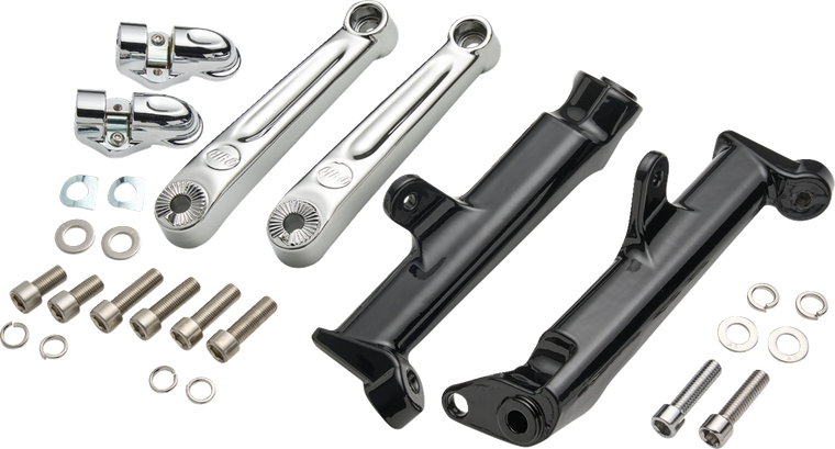 Ciro - Mount Highway Peg Frame Mount Adjustable Extnd Lngth Chr - 60601