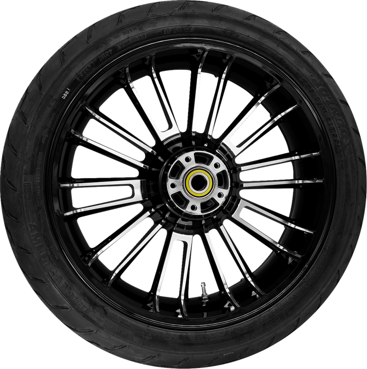 Coastal Moto - Wheel Rear Atlantic W/tire Abs (tpms) Black Cut 18" - PKG-ATL185BC-ABST