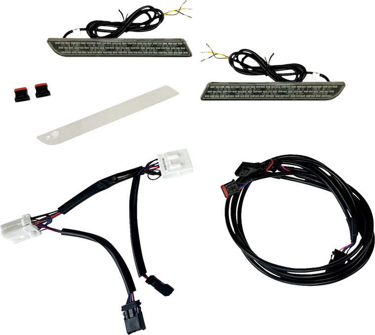 Custom Dynamics - Light Led Trike Fender Reflector Smoked - CD-TKE-REF-13-S