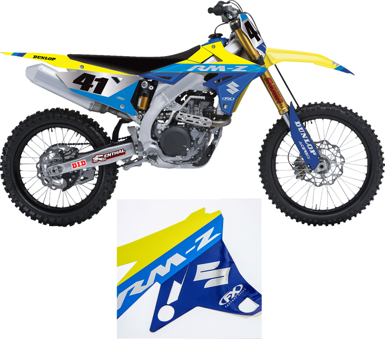 Factory Effex - Graphic Tk Chrm Suz Rmz250 19-24, Rmz450 18-24 - 27-51402