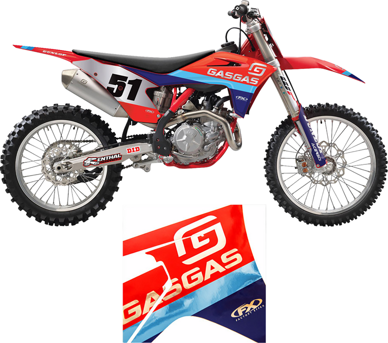 Factory Effex - Graphic Tk Chrm Gas Mc125-450f, Ex300-450f 24 - 27-51704