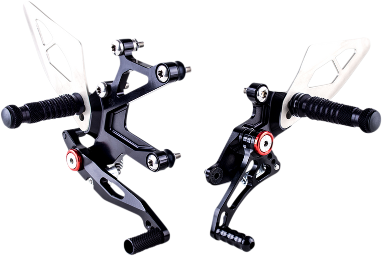 Gilles Tooling - Rearsets Fxr Kaw4 Blk - FXR-K06-B