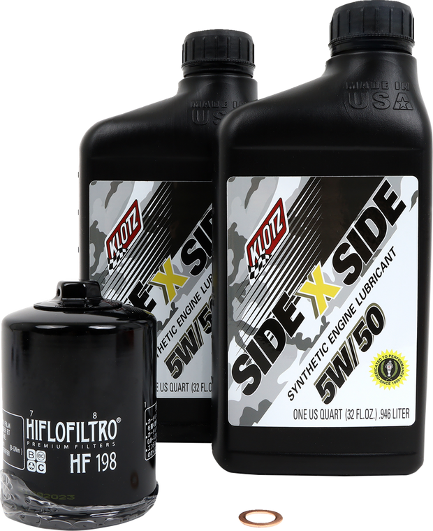 Klotz Oil - Kit Oil Change Polaris 5w/50 - KU-108 Klotz Oil - Kit Oil Change Polaris 5w/50 - KU-108