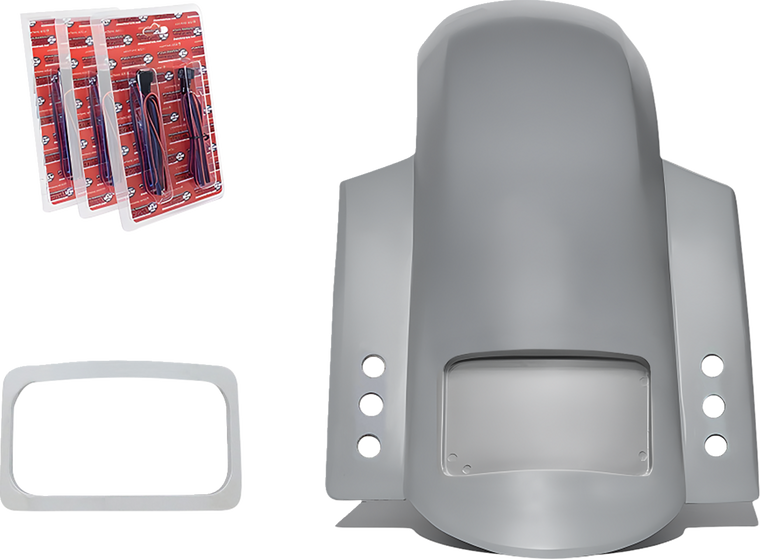 Paul Yaffe Bagger Nation - Fender Rr Shrt Sprt W/chm Plate Frame & 3 Sets Thunder Blts - RF-SS-3-THNDR-BLT-C