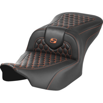 Saddlemen - Seat Roadsofa Hc Orange Stitch - 823-07-18903