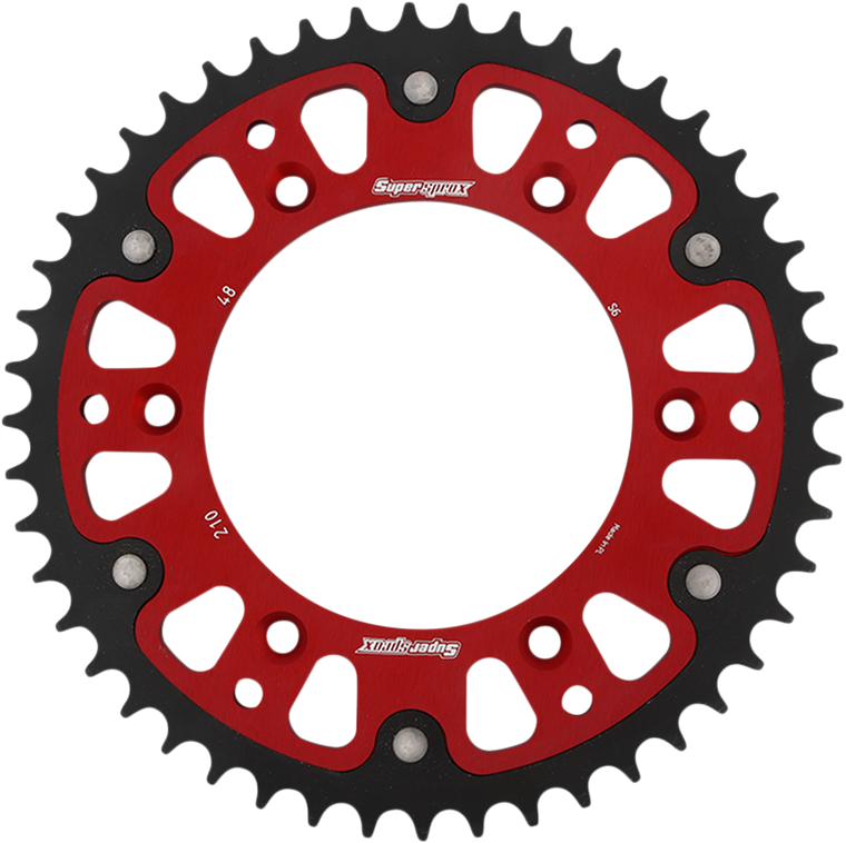Supersprox - Sprocket Stealth 48t Red - RST-210-48-RED