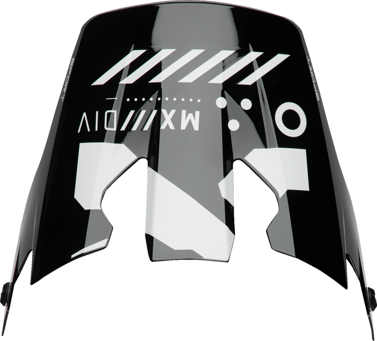 Thor - Visor Reflex Sprt Strike Bk/rd -