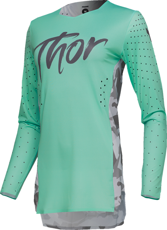 Thor - Jersey Wmn Sport Shadow Teal Lg -