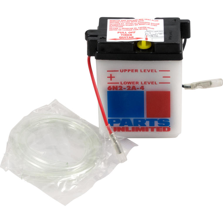 Parts Unlimited - Conventional Battery - Conventional Battery - 6N22A4