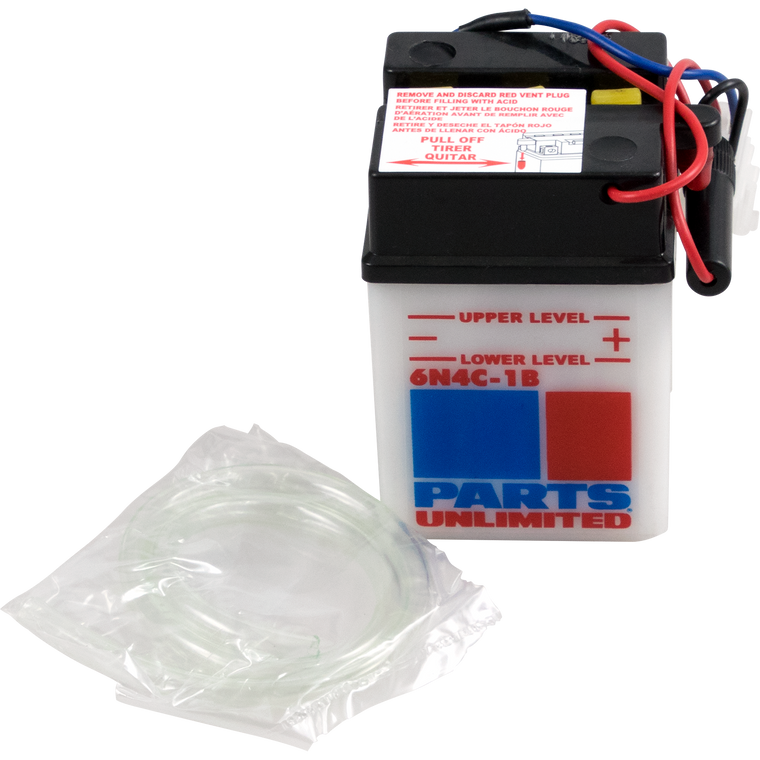 Parts Unlimited - Conventional Battery - Conventional Battery - 6N4C1B