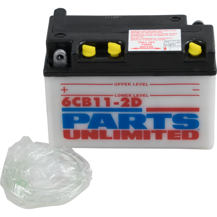 Parts Unlimited - Conventional Battery - Conventional Battery - 6CB112D