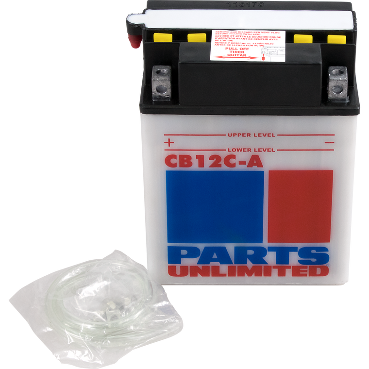Parts Unlimited - Battery - YB12C-A - Heavy-Duty Battery - CB12C-A