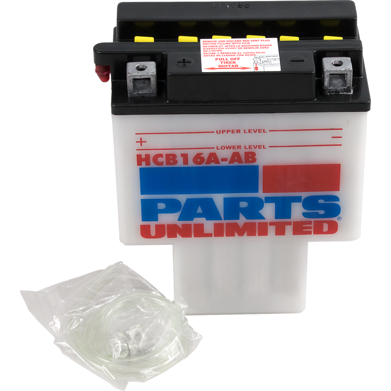Parts Unlimited - Battery - HYB16A-AB - Heavy-Duty Battery - HCB16A-AB