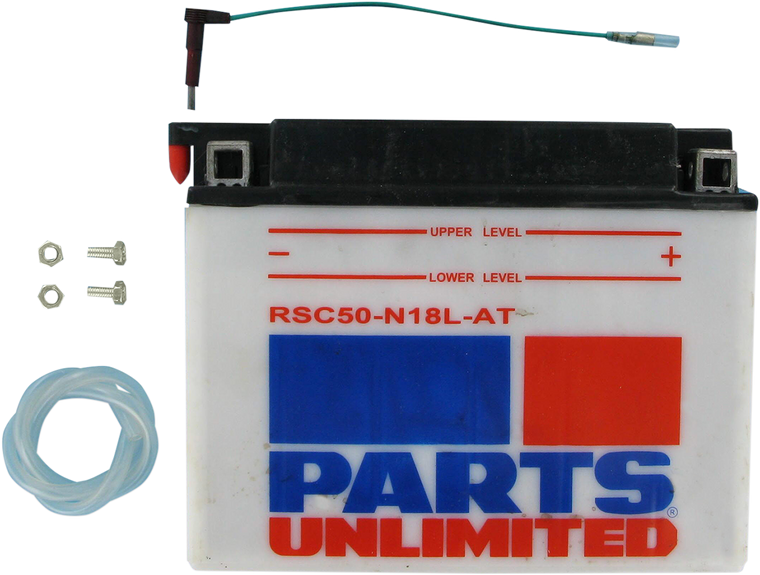 Parts Unlimited - Battery - RSC50N18LAT with Sensor - Heavy-Duty Battery - SC50-N18L-AT