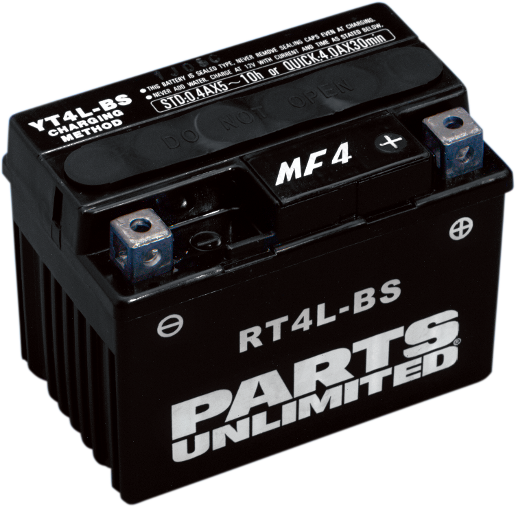 Parts Unlimited - AGM Battery - RTX4LBS .18 L - AGM Maintenance-Free Battery - CTX4L-BS