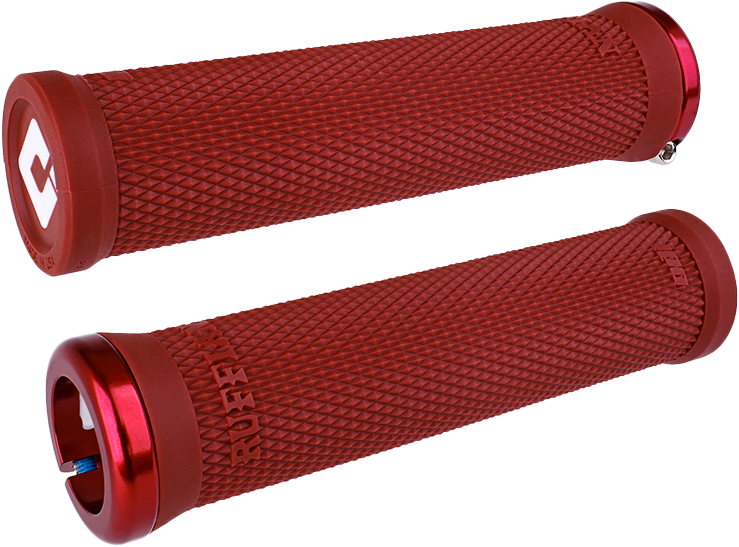 Odi - Ruffian V2.1 Bmx Grips Dark Red/red - L33RFDR-R
