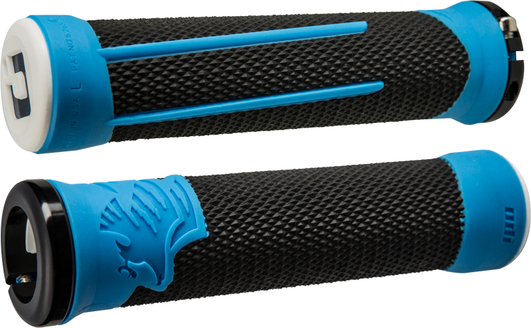 Odi - Ag-2 Mtb/bmx Grips Black/blue W/blue - D35A2BU-B