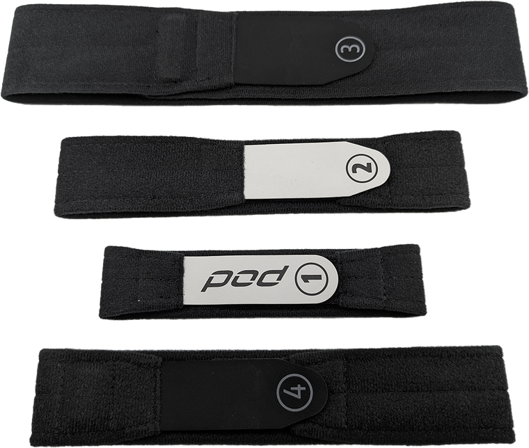Pod - Kx 3.0 Strap Set Black Xs/sm - KX36-BLK-BL-XS/SM