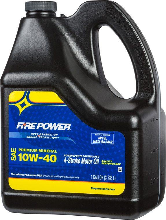 Fire Power - Mineral 4-stroke Oil 10w-40 Gal 4/case - 196980