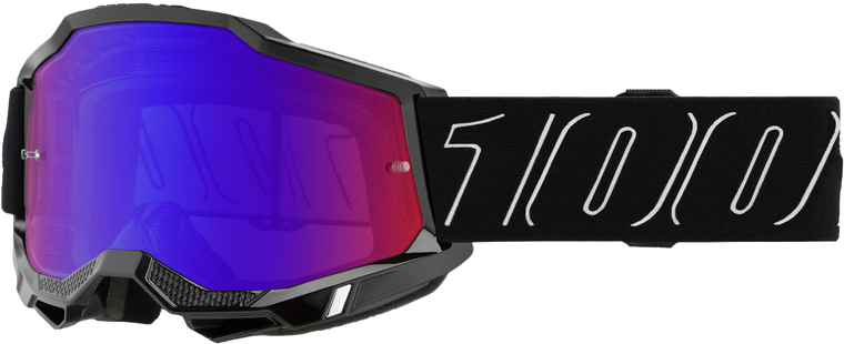 100-percent - Accuri 2 Goggle Blackline Mirror Red/blue Lens - 50014-00047 100-percent - Accuri 2 Goggle Blackline Mirror Red/blue Lens - 50014-00047