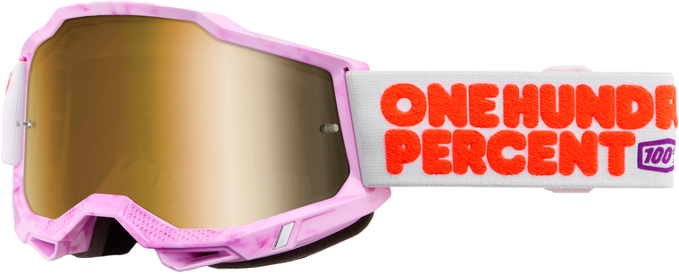 100-percent - Accuri 2 Goggle Hundreds Mirror True Gold Lens - 50014-00049 100-percent - Accuri 2 Goggle Hundreds Mirror True Gold Lens - 50014-00049