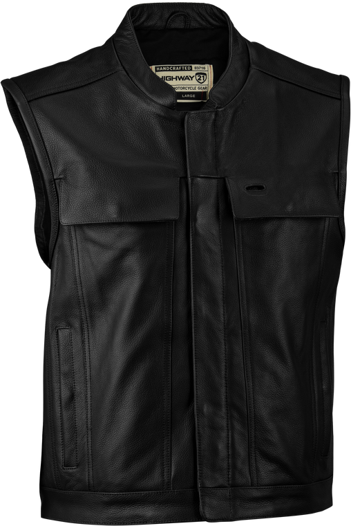 Highway 21 - Magnum Vest Black Lg - 489-1082L