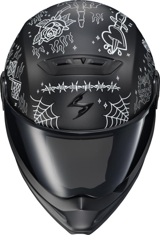 Scorpion Exo - Covert Fx Full Face Helmet The Litas 2 Black Lg - CFX-1015