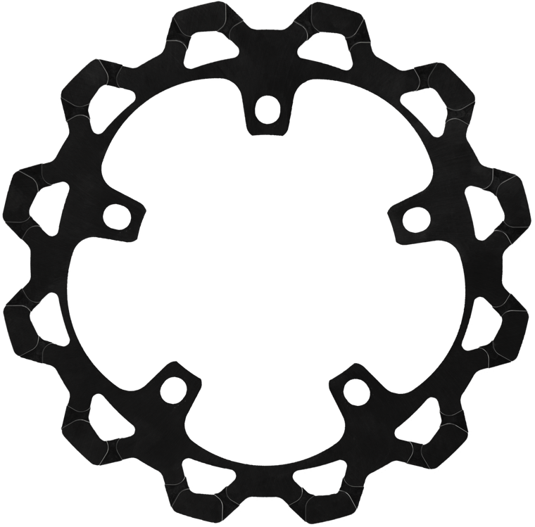 Lyndall Brakes - 320mm Perimeter Rotor Black  `24 Flh/flt (non Cvo) - 6-631