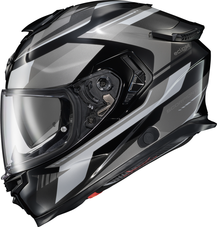Scorpion Exo - Exo-eclipse Full Face Helmet Lunar White/black Lg - ECL-1115