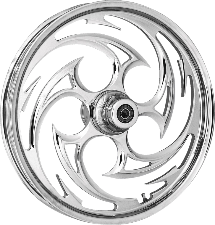 Rc Components - Wheel Front 21x3.5 Savage Chr For Hub Mount Rotors - 0321350-85C257-21AC